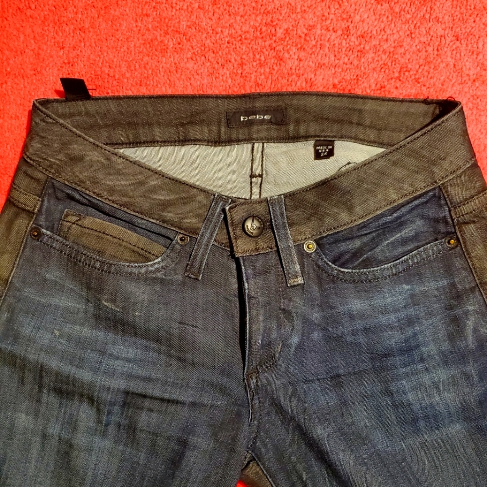 2 tone bebe jeans